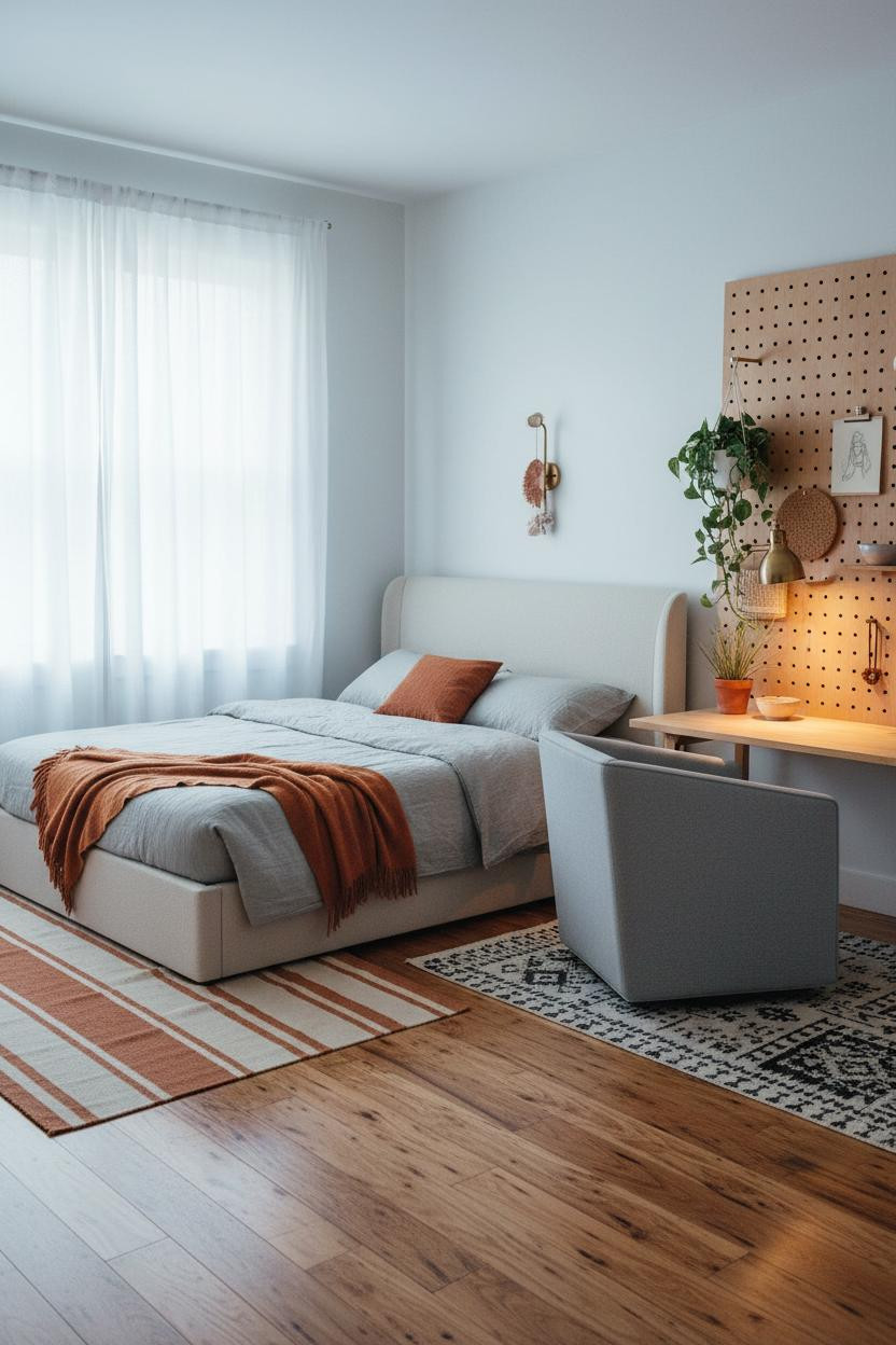 Trendy Teen Bedroom Japandi Style