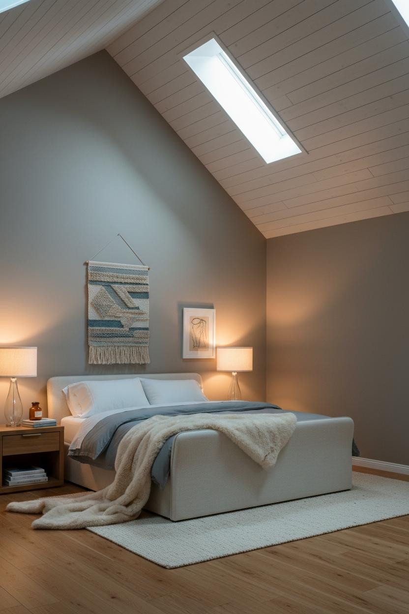 Vaulted Ceiling Bedroom Cathedral Timber