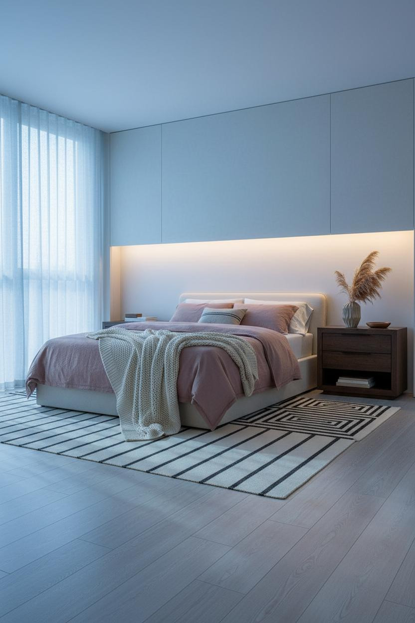 White Bed Frame Bedroom Ideas Modern Minimalist