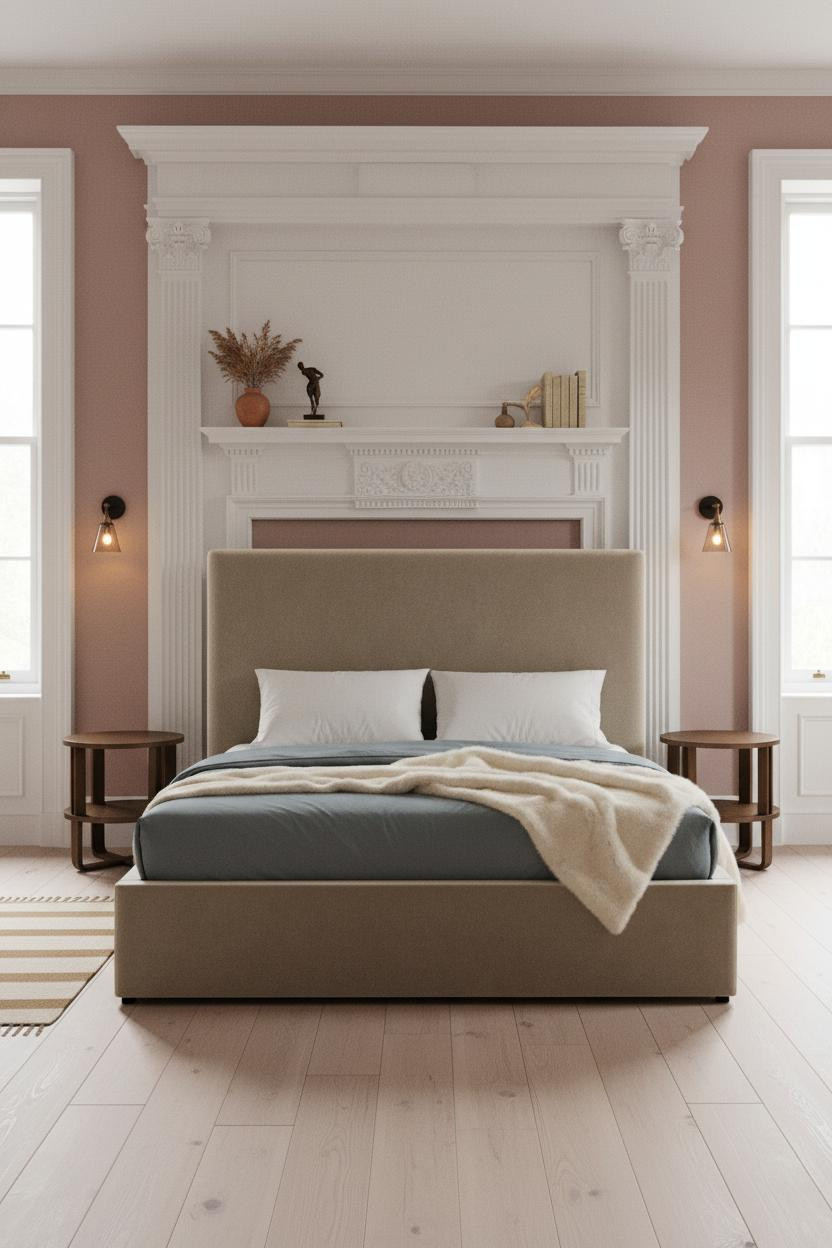 American Classic Bedroom Overmantel Design
