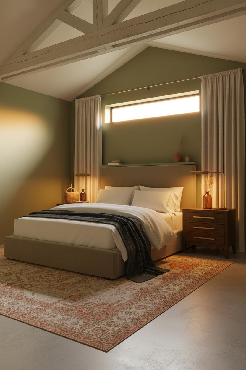 Basement Studio Apartment Coastal Modern Layout