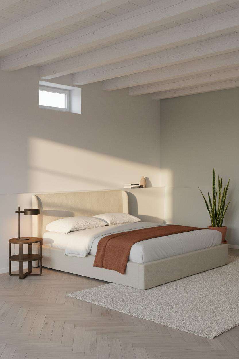 Basement Studio Apartment Scandi Modern Layout