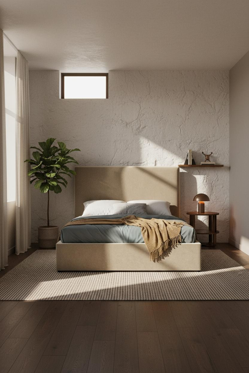 Basement Studio Apartment Sleeping Zone