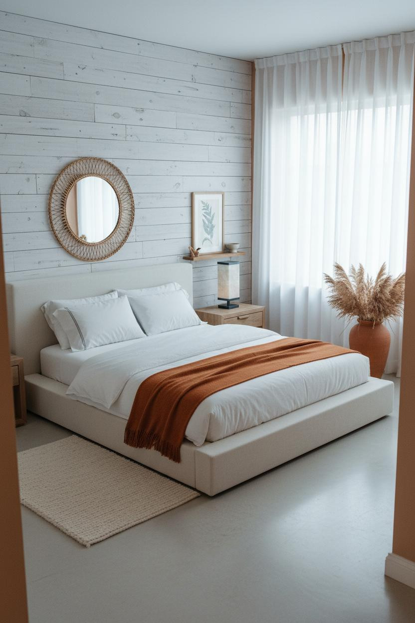 Beach Bedroom Boho Coastal Driftwood