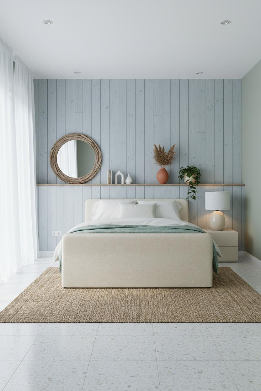 Beach Bedroom Shiplap Coastal Teen