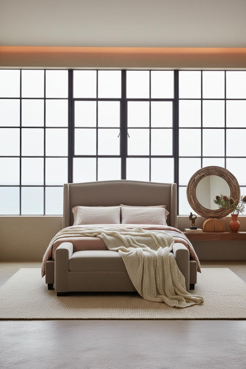 Beach House Bedroom Coastal Window Design