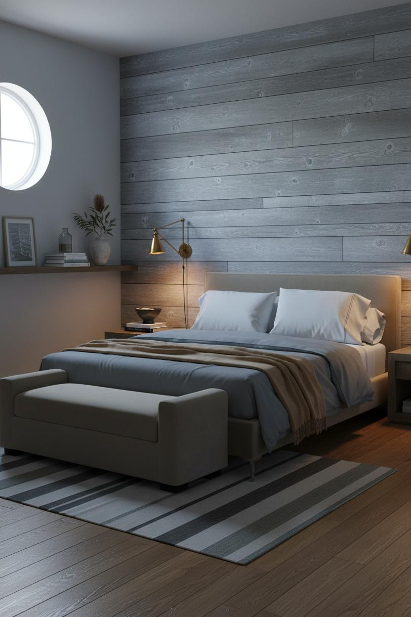 Beach House Bedroom Shiplap Coastal Chic
