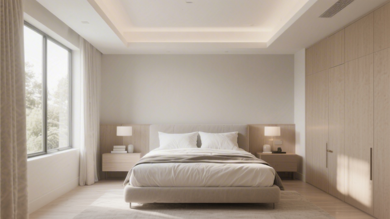 California king mattress in spacious bedroom for tall sleepers