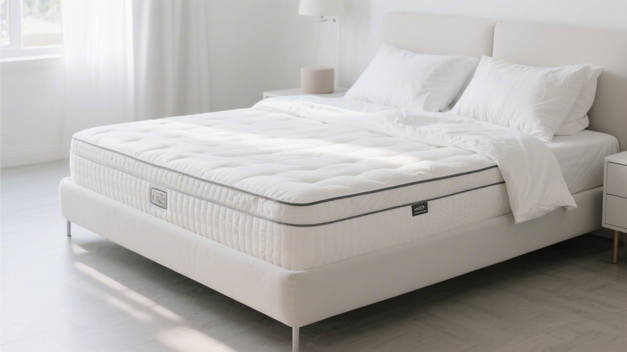 Premium mattress side profile showing optimal height for comfortable bed entry and spinal alignment