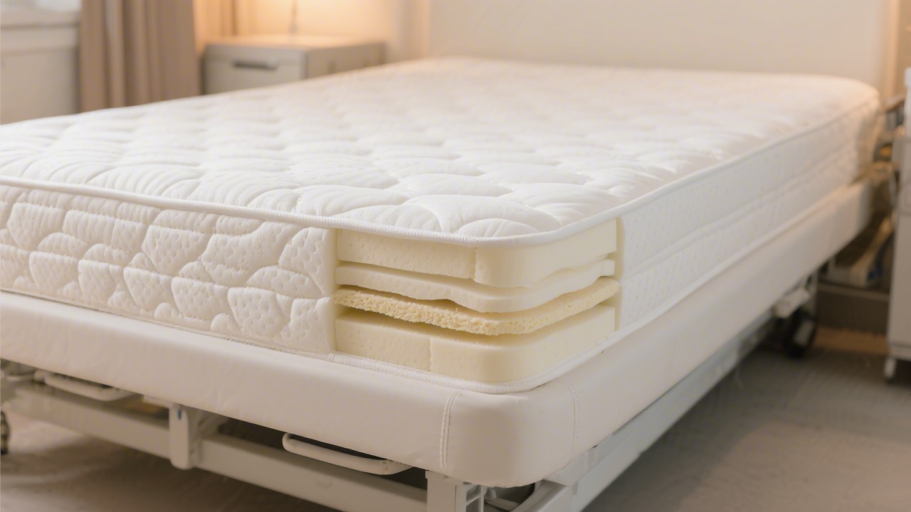 Pressure-relieving mattress designed to prevent pressure sores and bedsores