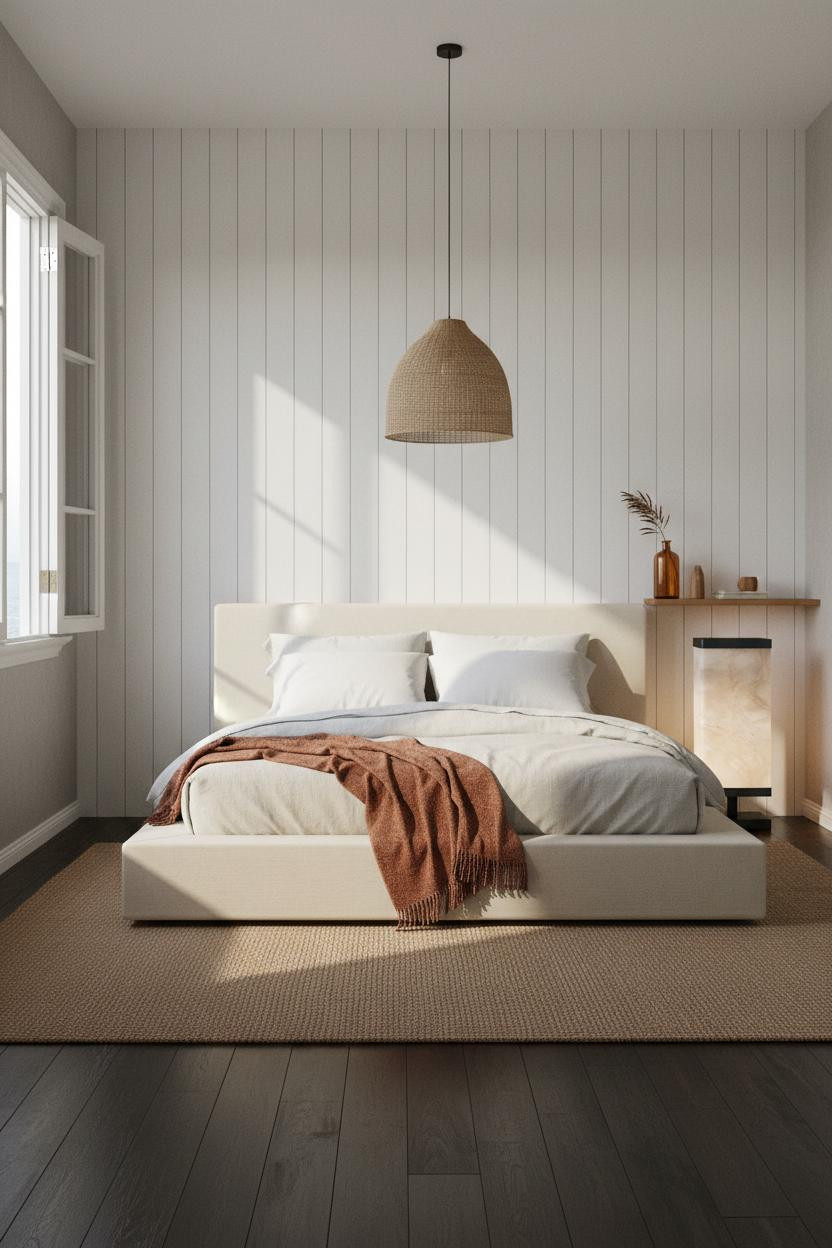 Blue Coastal Bedroom Shiplap Master