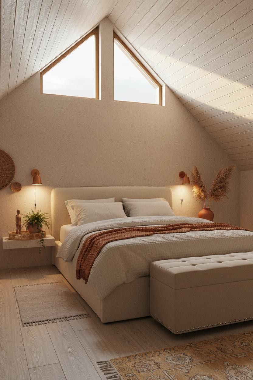 Boho Bedroom Attic Modern Bohemian