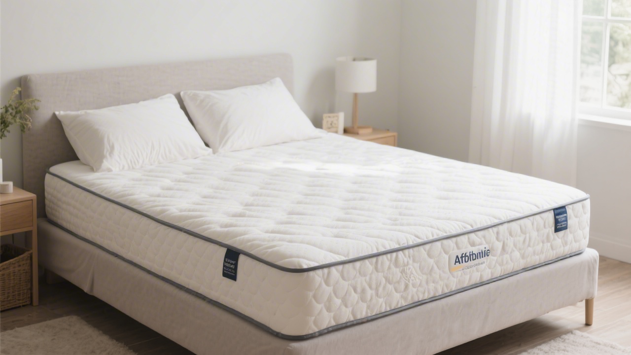 Budget mattress topper under $100 on a bed