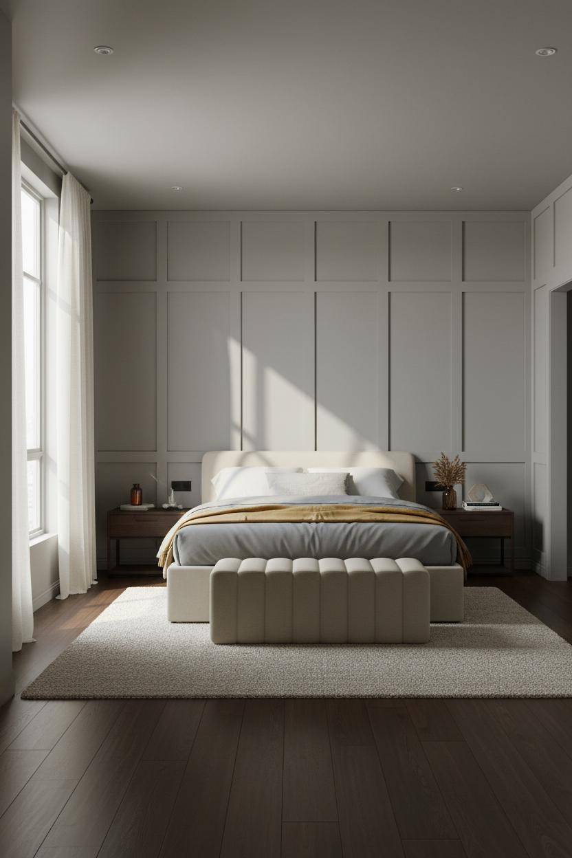 Classic Bedroom Quiet Luxury Board Batten