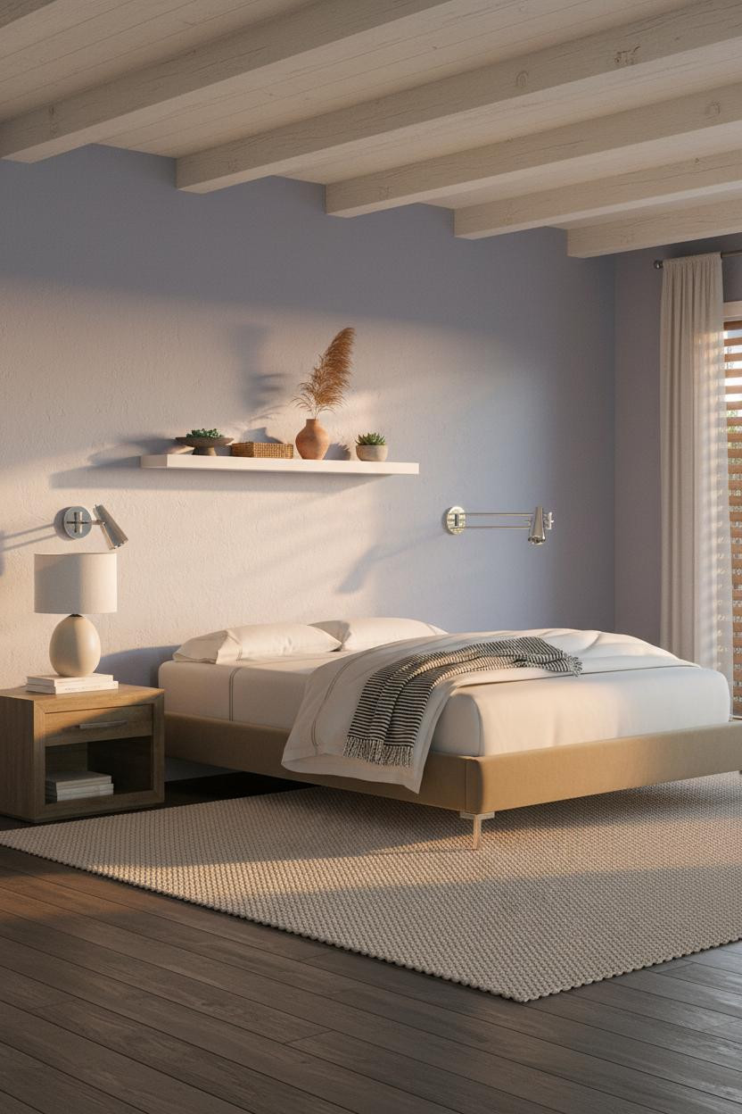 Coastal Blue Bedroom Cottage Style