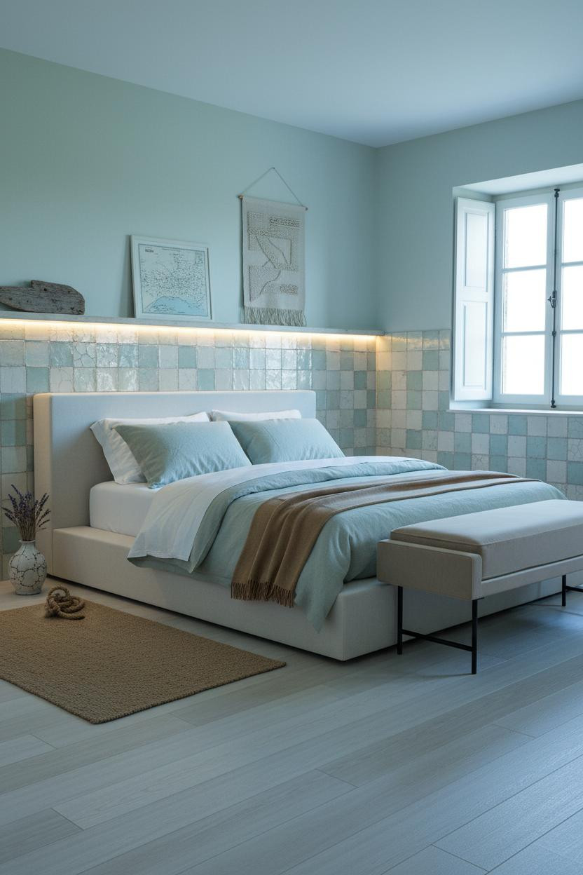 Coastal Grandma Bedroom Portuguese Cottage