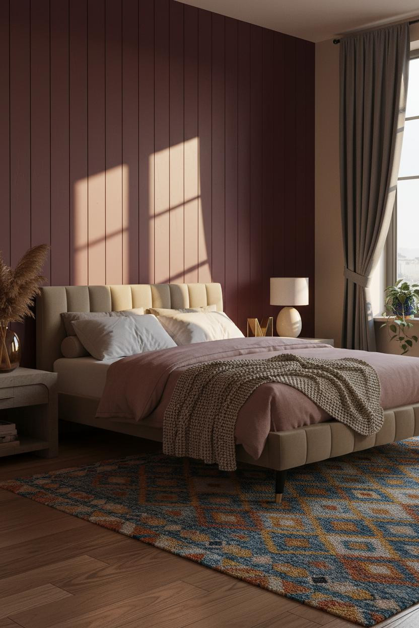 Colorful Bedroom Ideas Burgundy Jewel Tones