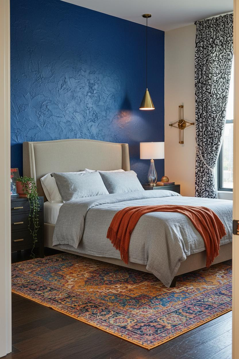 Colorful Bedroom Ideas Sapphire Maximalist