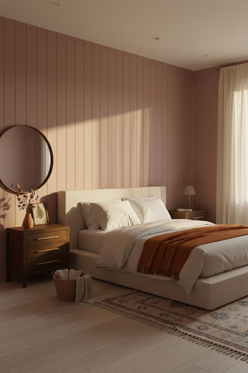 Cottage Core Bedroom Dusty Rose Vintage