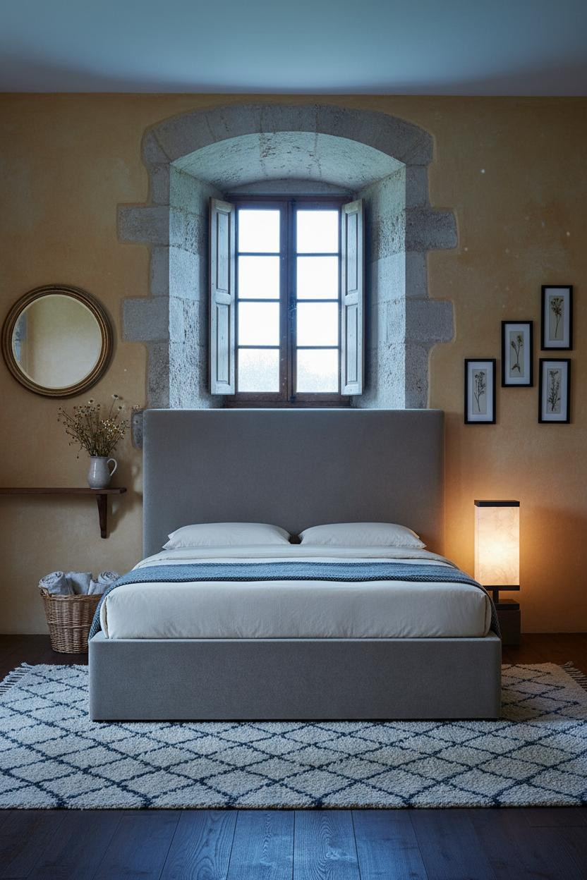 Cottagecore Bedroom Stone Alcove Vintage