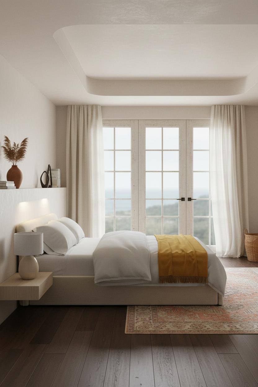 Cozy Coastal Bedroom Neutral Master