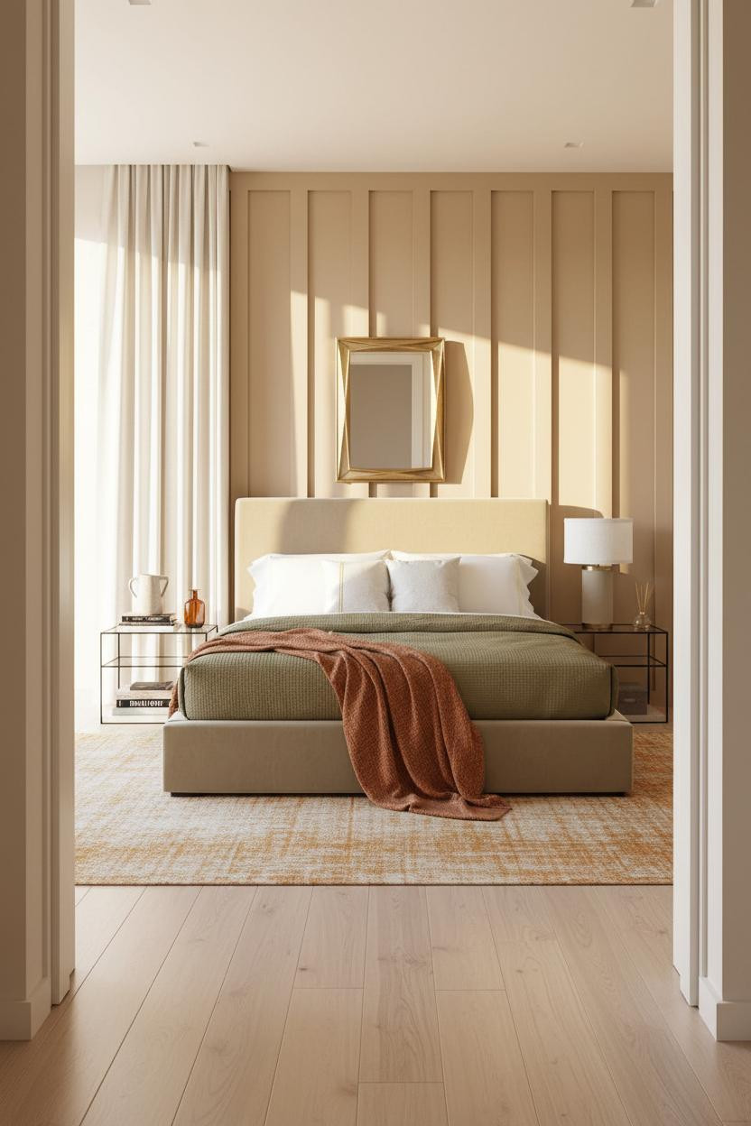 Cozy Luxury Bedroom Mediterranean Master