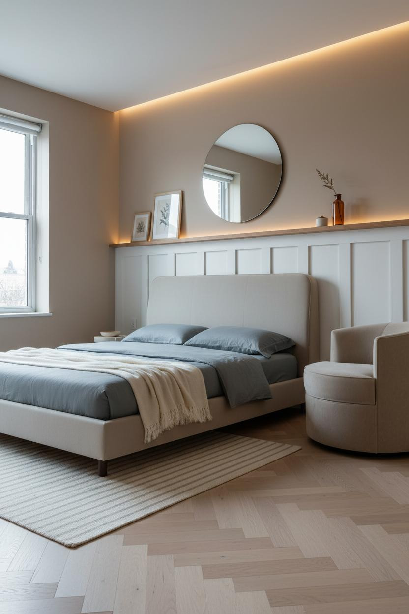 Cute Studio Apartment Bedroom Design