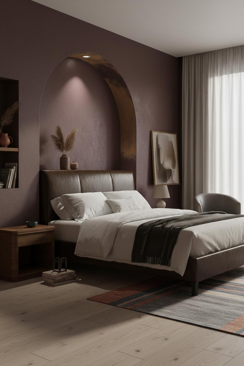 Dark Boho Bedroom Moody Aesthetic Design