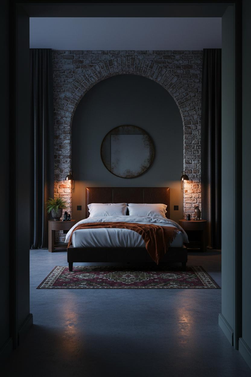Dark Cottagecore Bedroom Forest Goth Brick