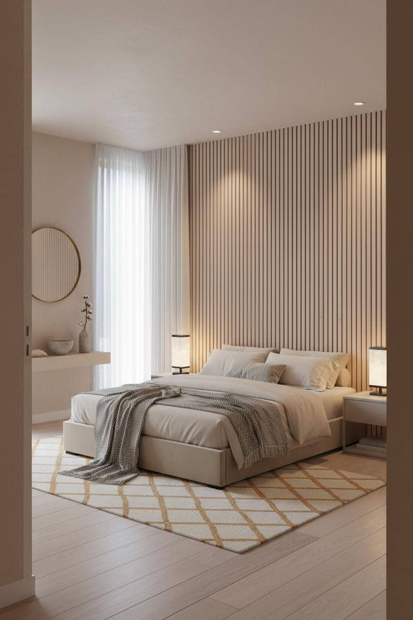 Earthy Luxury Bedroom Warm Minimalist