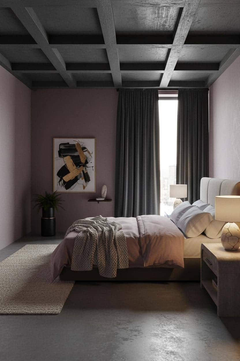 Earthy Luxury Bedroom Cozy Dark