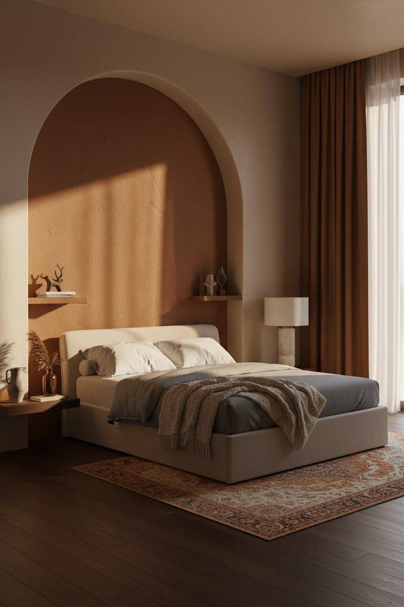 Earthy Luxury Bedroom Warm Minimalist