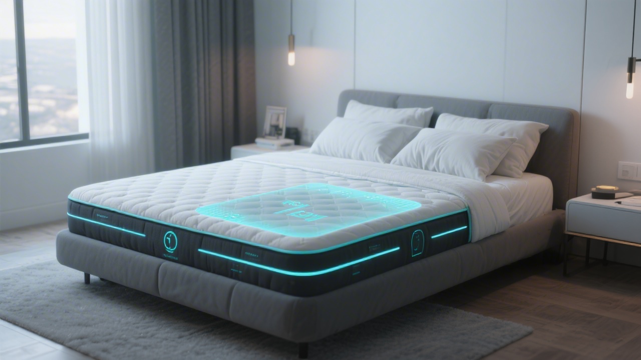 Eight Sleep Pod smart mattress cover on modern bed