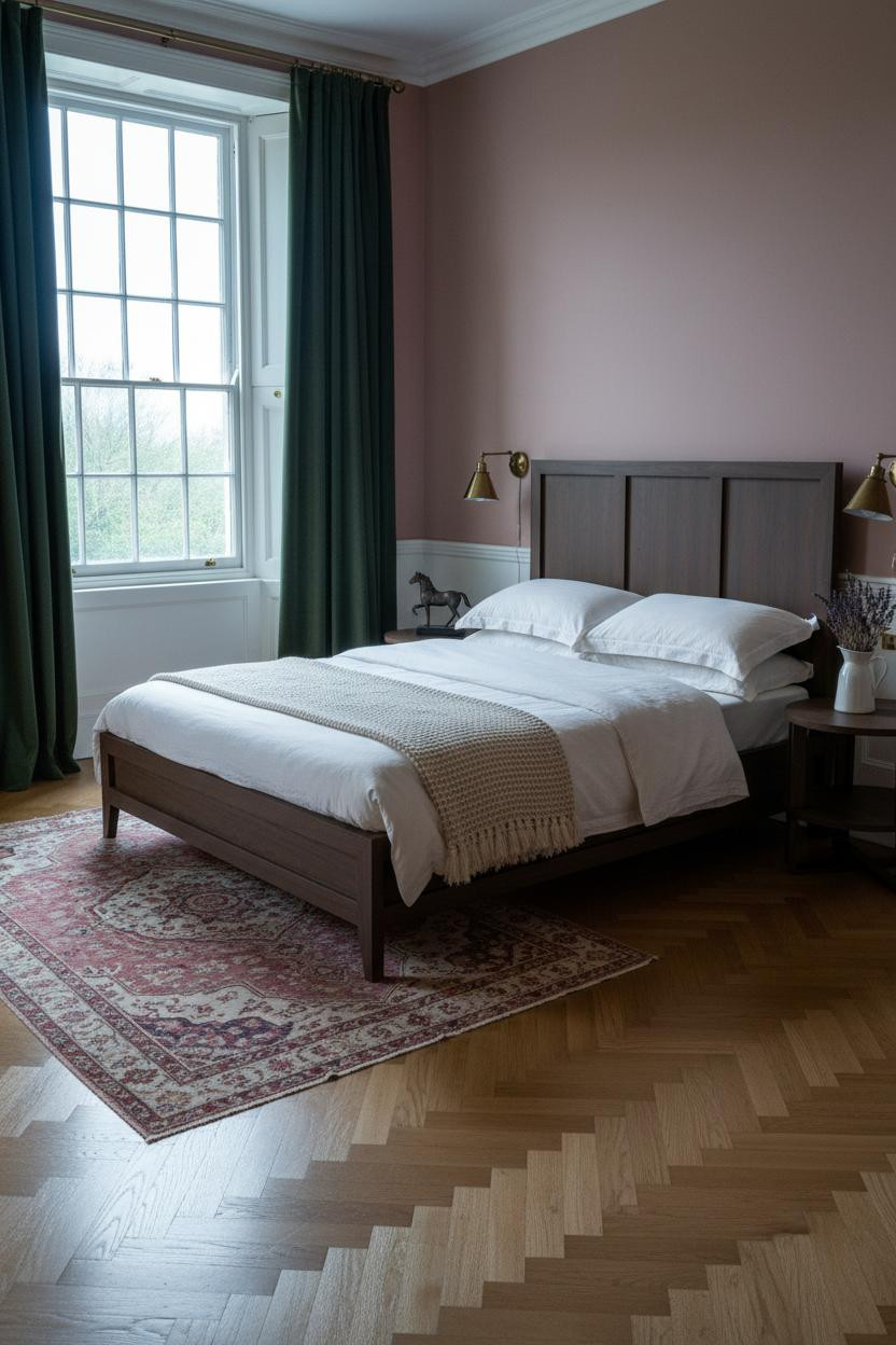 English Bedroom Classic Georgian Sash Window
