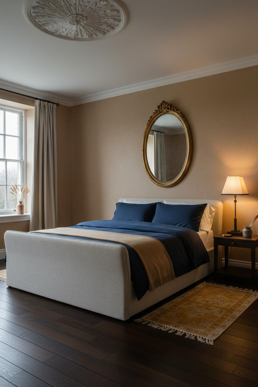 English Bedroom Classic Restoration Design