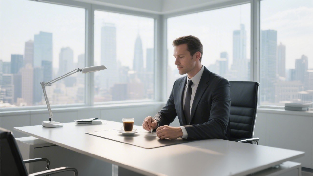 Executive morning routine with quality sleep habits