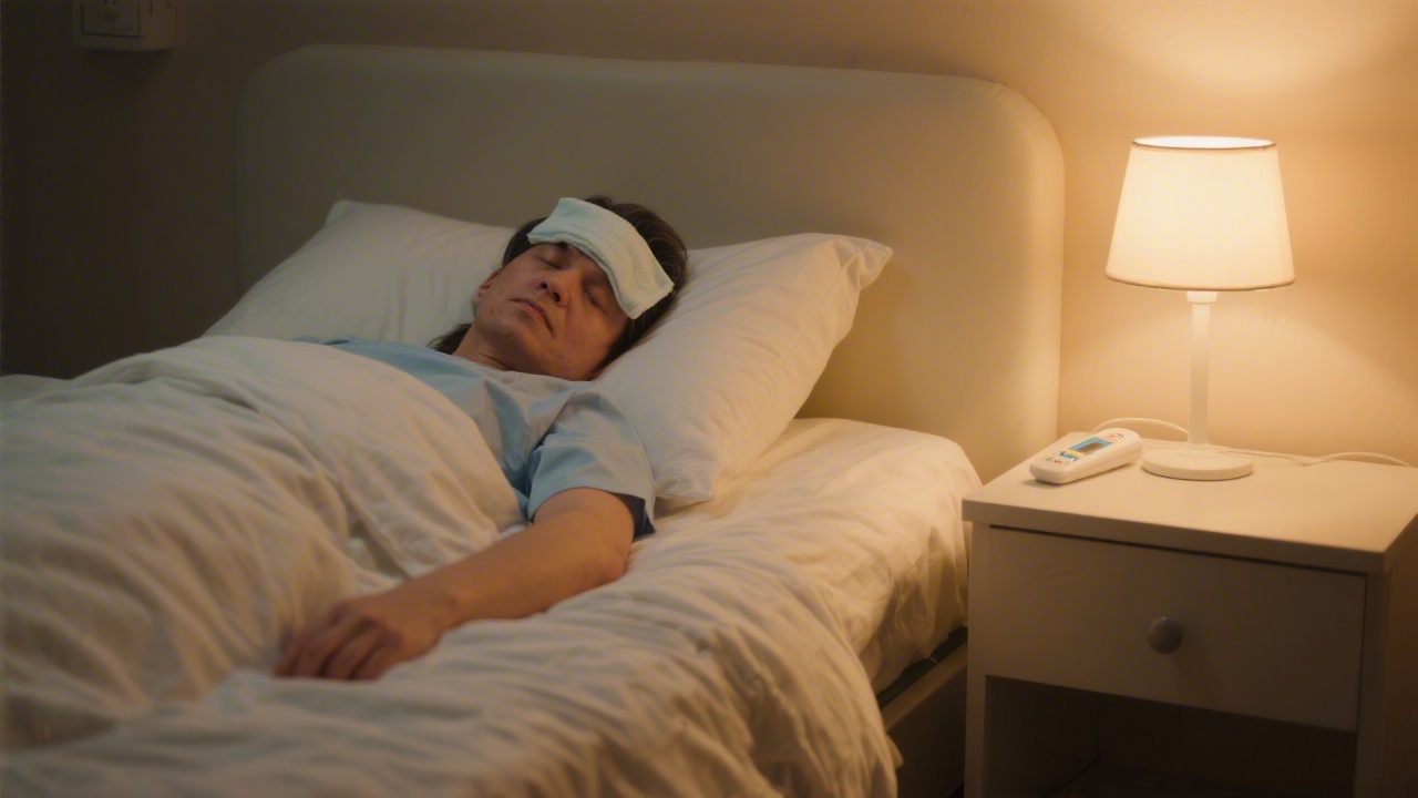 How to sleep comfortably with a fever — temperature management guide