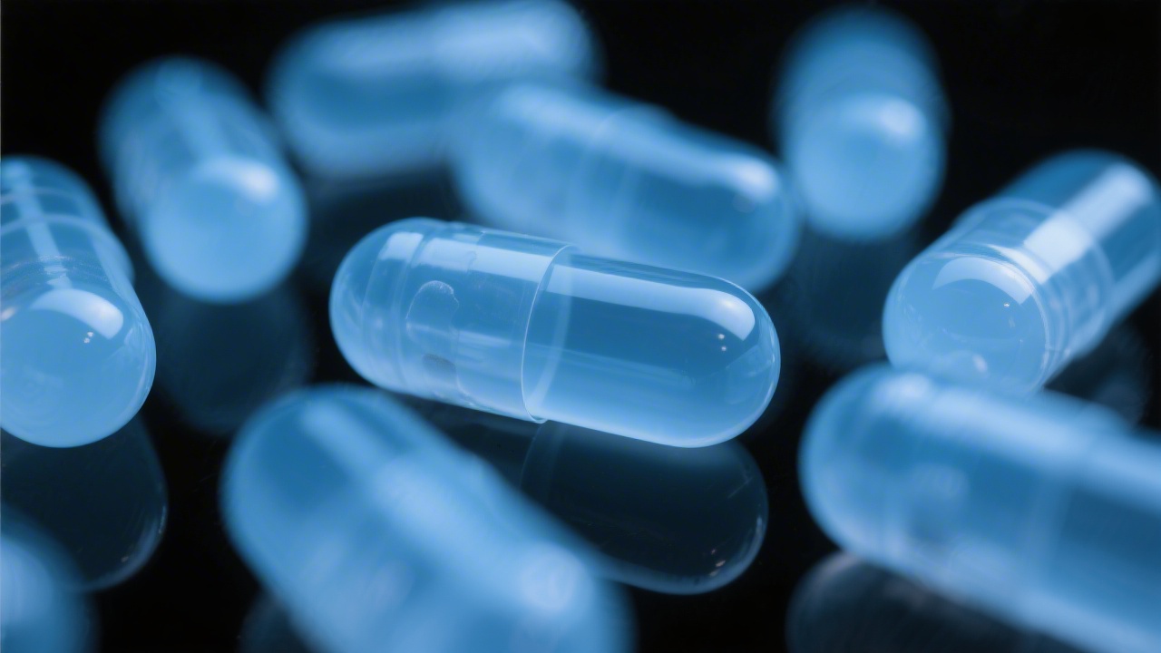 GABA supplement capsules with blue ambient light for sleep supplement research article