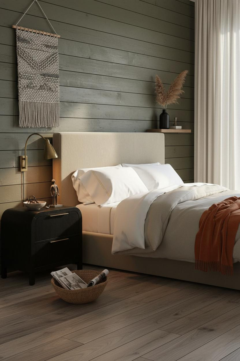 Grunge Bedroom Shiplap Indie Aesthetic