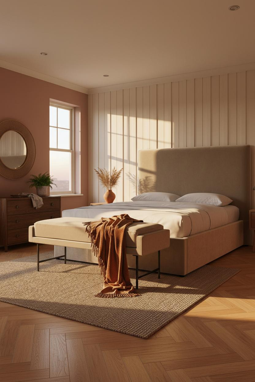 Guest Bedroom Modern Farmhouse Board Batten