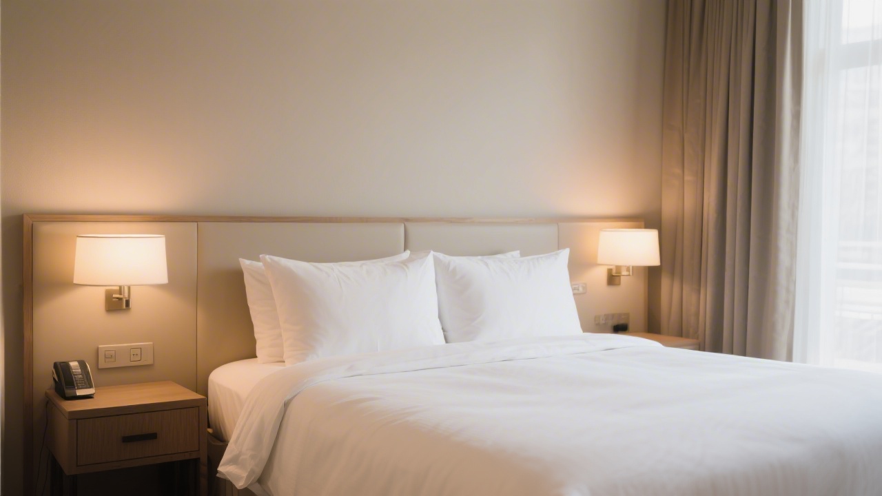 Inviting guest bedroom setup with quality mattress and neutral linen