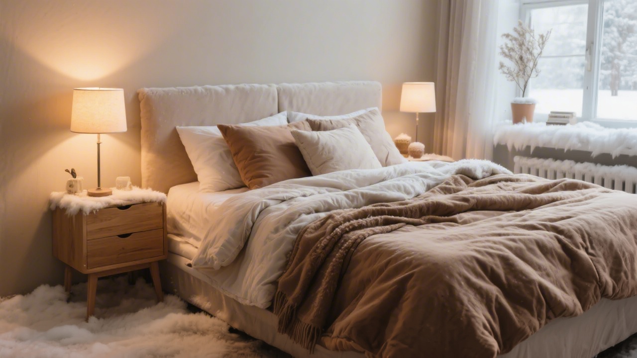 How to stay warm in bed in winter — bedding layers and strategies