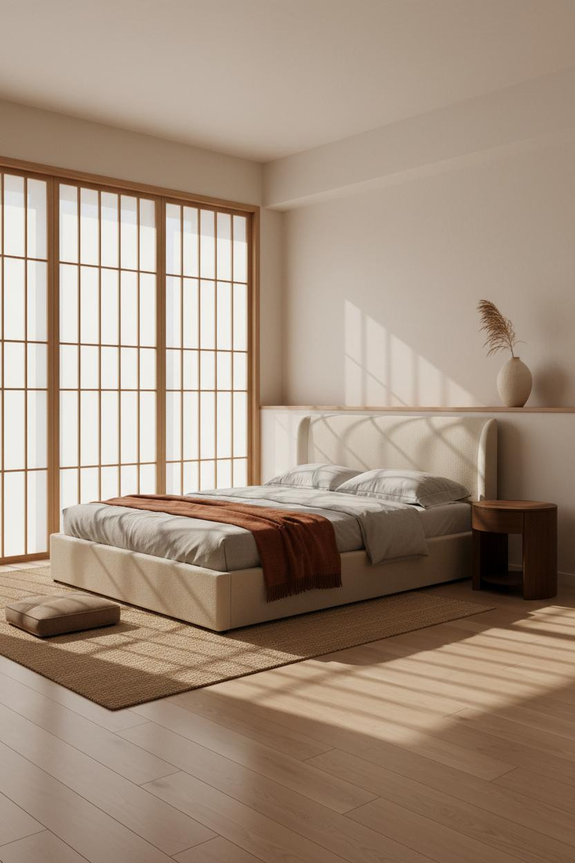 Japanese Studio Apartment Shoji Partition