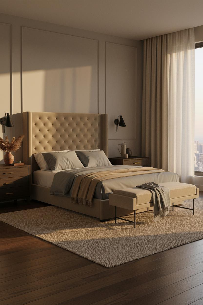 King Bedroom Japandi Master Design