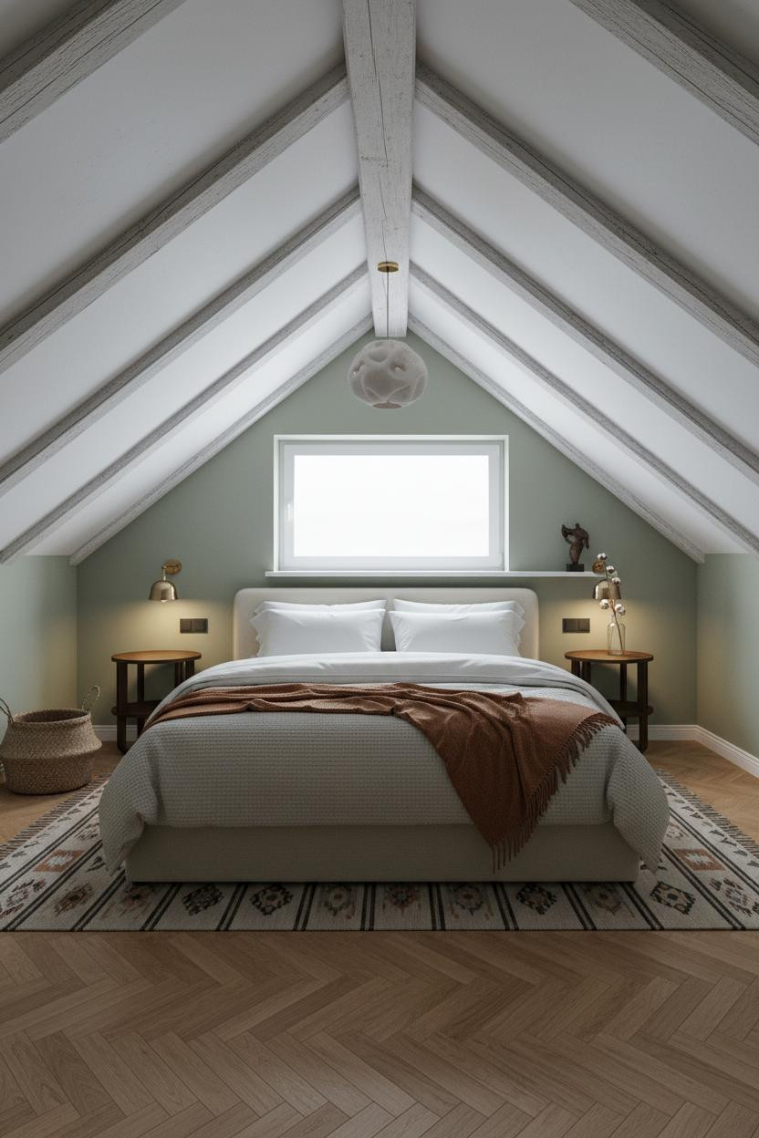 Low Attic Bedroom Ideas Sloped Ceilings