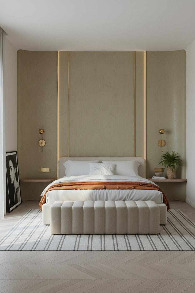 Luxury Bedroom Design Modern Milanese Master