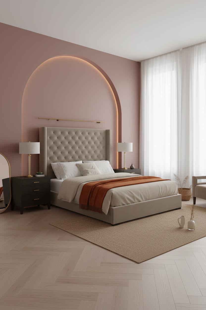 Luxury Bedroom Interior Design Parisian Modern