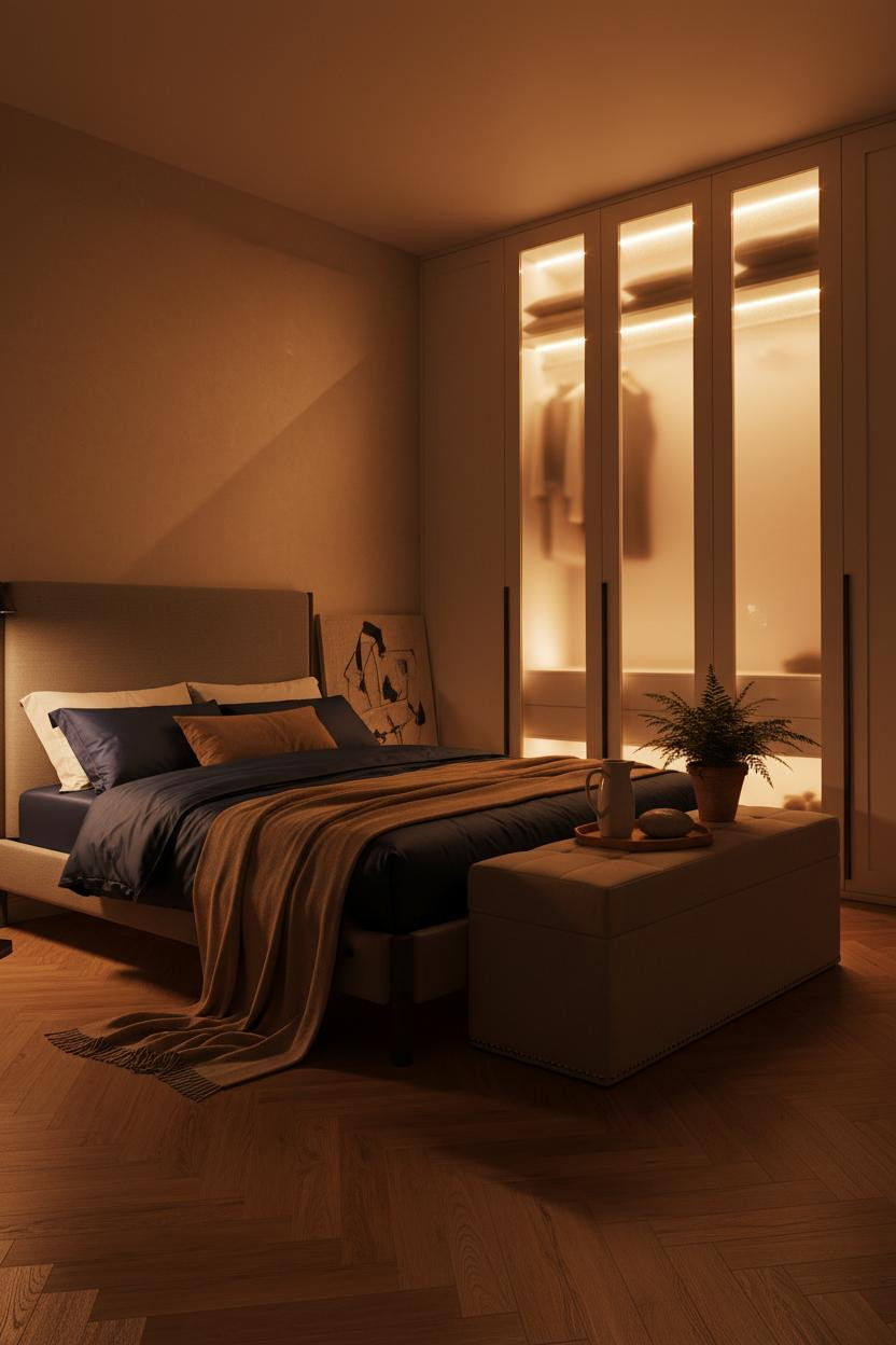 Luxury Wardrobe Design Bedroom Modern Lacquered