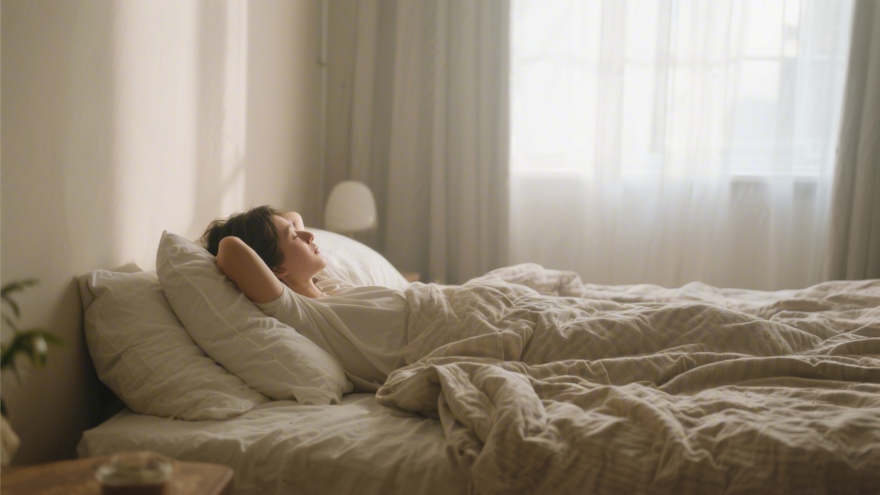 Bed rotting — resting in bed on a lazy day