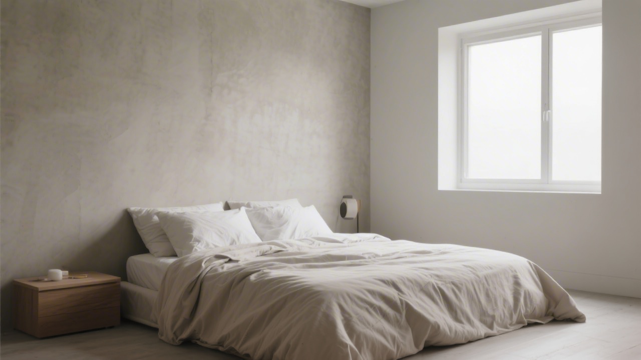 Bedroom with optimal layout for sleep